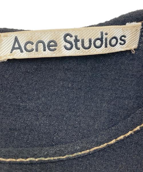 Acne studios（アクネ ストゥディオス）Acne studios (アクネ ストゥディオス) カッティングデザインノースリーブワンピース ブラック サイズ:SIZE 38の古着・服飾アイテム