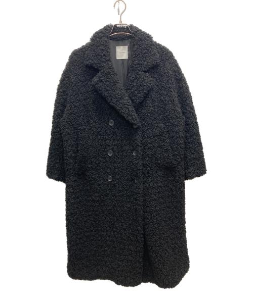 CLANE（クラネ）CLANE (クラネ) ダブル ロング ボアコート ブラック サイズ:SIZE Freeの古着・服飾アイテム