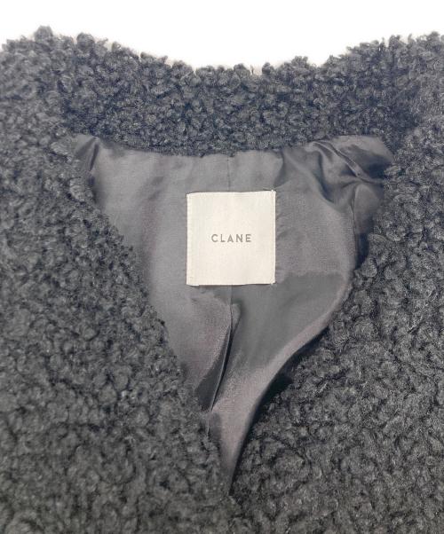 CLANE（クラネ）CLANE (クラネ) ダブル ロング ボアコート ブラック サイズ:SIZE Freeの古着・服飾アイテム