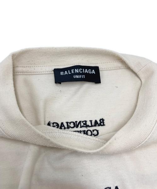 BALENCIAGA（バレンシアガ）BALENCIAGA (バレンシアガ) COUTURE TEE ベージュ サイズ:SIZE XXSの古着・服飾アイテム