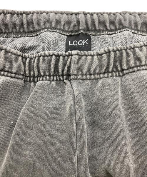 LQQK STUDIO（ルックスタジオ）LQQK STUDIO (ルックスタジオ) WASHED FLEECE PANTS グレー サイズ:SIZE XLの古着・服飾アイテム
