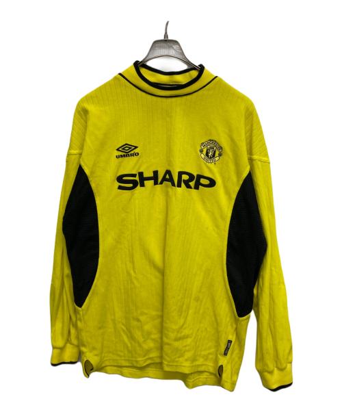 UMBRO（アンブロ）UMBRO (アンブロ) Manchester Unitedゲームシャツ イエロー サイズ:SIZE Lの古着・服飾アイテム