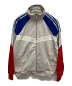 adidasアディダス）の古着「ヴィンテージトラックジャケット」｜アイボリー×ブルー