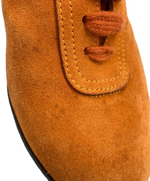 HERMES（エルメス）HERMES (エルメス) スエードドライビングシューズ オレンジ サイズ:SIZE 35 1/2の古着・服飾アイテム