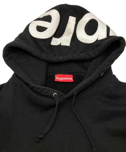 SUPREME（シュプリーム）SUPREME (シュプリーム) Contrast Hooded Sweatshirt ブラック サイズ:SIZE Mの古着・服飾アイテム