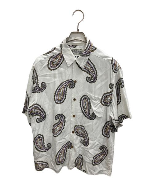 WACKO MARIA（ワコマリア）WACKO MARIA (ワコマリア) BUDS POOL (バッズプール) HAWAIIAN SHIRT ホワイト サイズ:SIZE Mの古着・服飾アイテム