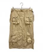 Acne studiosアクネ ストゥディオス）の古着「カーゴスカート」｜ベージュ