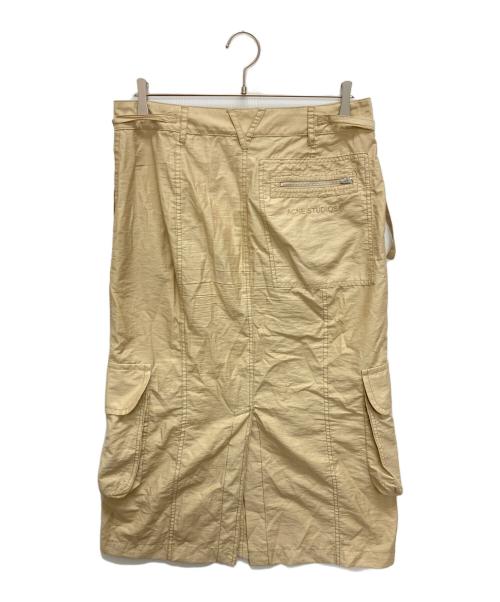 Acne studios（アクネ ストゥディオス）Acne studios (アクネ ストゥディオス) カーゴスカート ベージュ サイズ:SIZE 36の古着・服飾アイテム