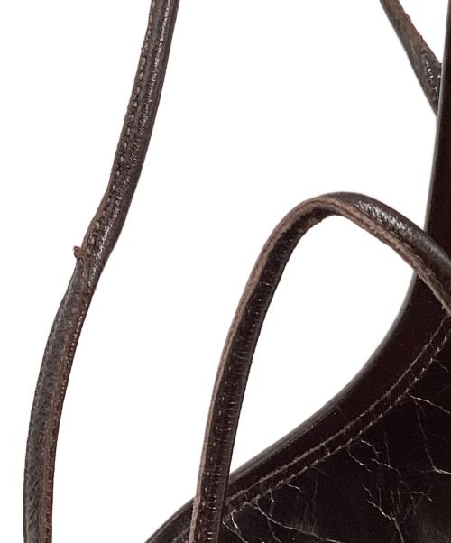 BOTTEGA VENETA（ボッテガベネタ）BOTTEGA VENETA (ボッテガベネタ) スクエアトゥサンダル ブラウン サイズ:SIZE 37の古着・服飾アイテム