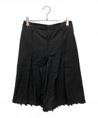 NOT CONVENTIONALノットコンベンショナル）の古着「装飾クロップドパンツ」｜ブラック