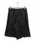 NOT CONVENTIONAL (ノットコンベンショナル) 装飾クロップドパンツ ブラック サイズ:SIZE Free：7000円