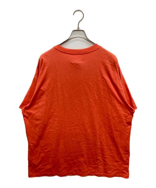 MM6 Maison Margiela（エムエムシックスメゾンマルジェラ）MM6 Maison Margiela (エムエムシックスメゾンマルジェラ) ビッグプリントTシャツ レッド サイズ:SIZE XLの古着・服飾アイテム
