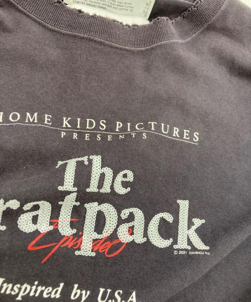 DAIRIKU（ダイリク）DAIRIKU (ダイリク) Brat pack Spangle Tee ブラック サイズ:SIZE Oneの古着・服飾アイテム