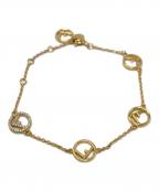 FENDIフェンディ）の古着「エフイズフェンディブレスレット」｜ゴールド