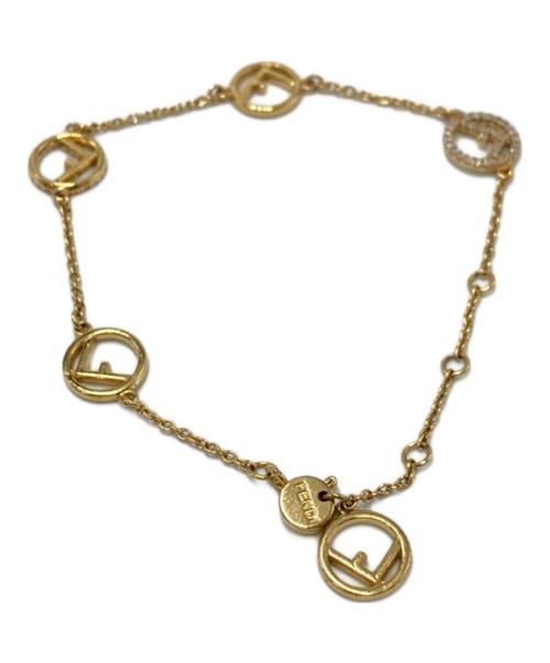 FENDI（フェンディ）FENDI (フェンディ) エフイズフェンディブレスレット ゴールドの古着・服飾アイテム