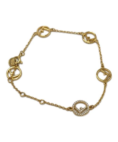 FENDI（フェンディ）FENDI (フェンディ) エフイズフェンディブレスレット ゴールドの古着・服飾アイテム