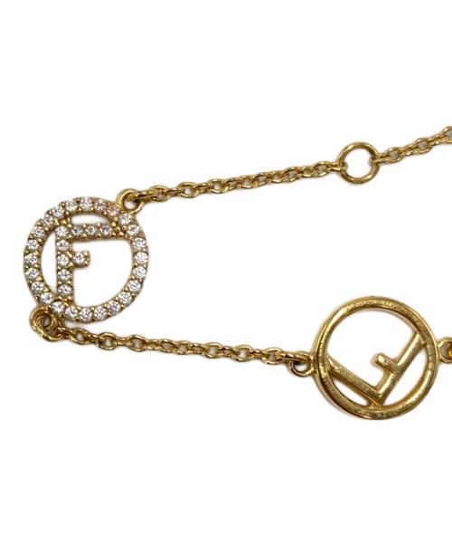 FENDI（フェンディ）FENDI (フェンディ) エフイズフェンディブレスレット ゴールドの古着・服飾アイテム