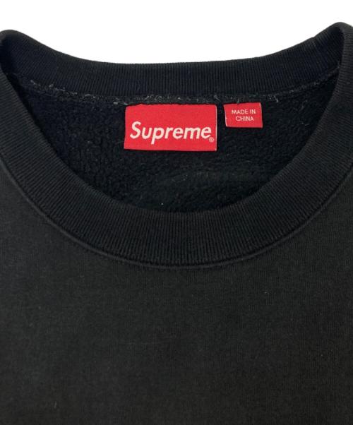 SUPREME（シュプリーム）Supreme (シュプリーム) Tonal Applique Crewneck ブラック サイズ:SIZE　XLの古着・服飾アイテム