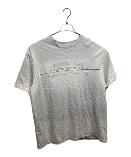 COACH（コーチ）COACH (コーチ) martin kim (マーティンキム) ダメージ加工Tシャツ ホワイト サイズ:Freeの古着・服飾アイテム