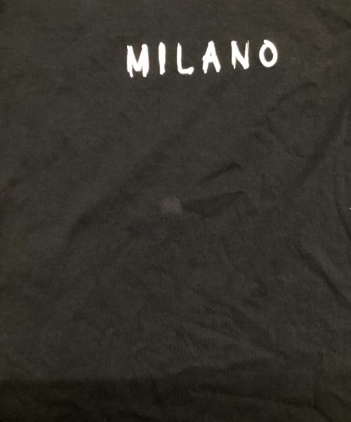 MSGM（エムエスジーエム）MSGM (エムエスジーエム) 手書きタイプロゴTシャツ ブラック サイズ:Size Lの古着・服飾アイテム