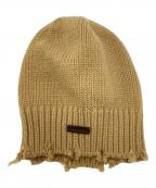 DSQUARED2ディースクエアード）の古着「ニット帽」｜ブラウン