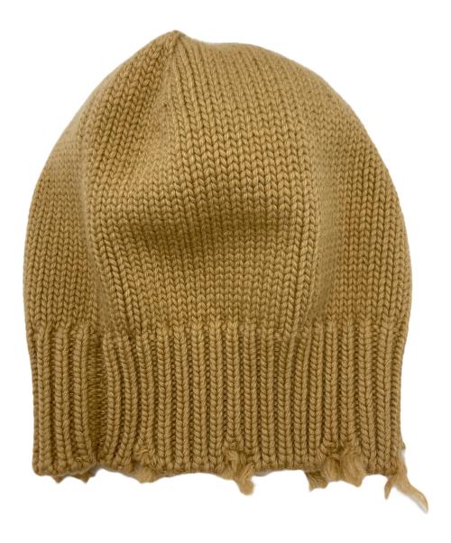 DSQUARED2（ディースクエアード）DSQUARED2 (ディースクエアード) ニット帽 ブラウンの古着・服飾アイテム