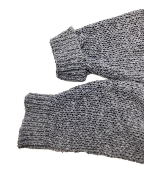 BABYLONE（バビロン）BABYLONE (バビロン) Vネックニット グレー サイズ:SIZE FREEの古着・服飾アイテム