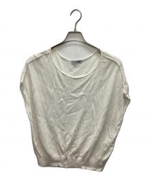 BABYLONE（バビロン）の古着「ニュアンスニットプルオーバー」｜ホワイト