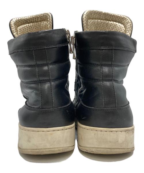 BALMAIN（バルマン）BALMAIN (バルマン) レザーハイカットスニーカー ブラック サイズ:SIZE 42の古着・服飾アイテム