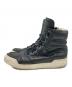 BALMAIN (バルマン) レザーハイカットスニーカー ブラック サイズ:SIZE 42：9000円