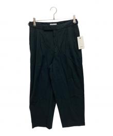 MARKA（マーカ）の古着「ピグメントダイ2タックパンツ」｜ブラック