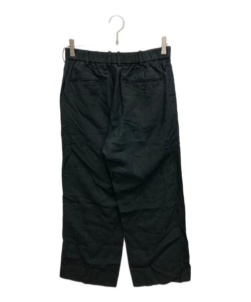 MARKAWARE（マーカウェア）MARKAWARE (マーカウェア) MW WIDE STRAIGHT TROUSERS ブラック サイズ:SIZE 2の古着・服飾アイテム