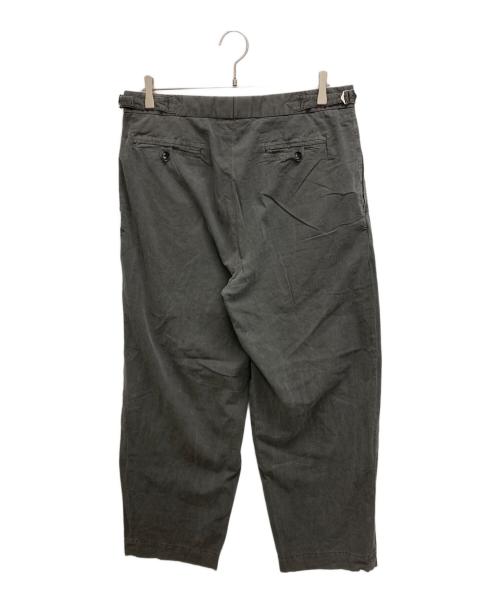 MARKA（マーカ）MARKA (マーカ) ピグメントダイ2タックパンツ グレー サイズ:SIZE 3の古着・服飾アイテム