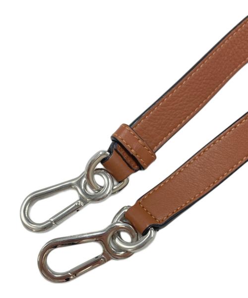 LOEWE（ロエベ）LOEWE (ロエベ) レザーショルダーストラップ ブラウンの古着・服飾アイテム