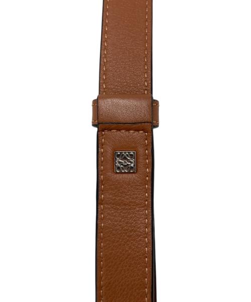 LOEWE（ロエベ）LOEWE (ロエベ) レザーショルダーストラップ ブラウンの古着・服飾アイテム