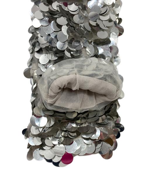 MSGM（エムエスジーエム）MSGM (エムエスジーエム) スパンコール ワンピース シルバー サイズ:SIZE 40の古着・服飾アイテム