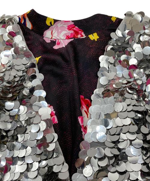 MSGM（エムエスジーエム）MSGM (エムエスジーエム) スパンコール ワンピース シルバー サイズ:SIZE 40の古着・服飾アイテム