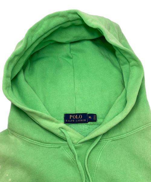 POLO RALPH LAUREN（ポロ・ラルフローレン）POLO RALPH LAUREN (ポロ・ラルフローレン) 和柄プリントパーカー グリーン サイズ:SIZE XLの古着・服飾アイテム