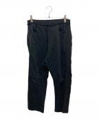 HAIDER ACKERMANNハイダーアッカーマン）の古着「サイドラインクレイジーパターンスウェットパンツ」｜ブラック