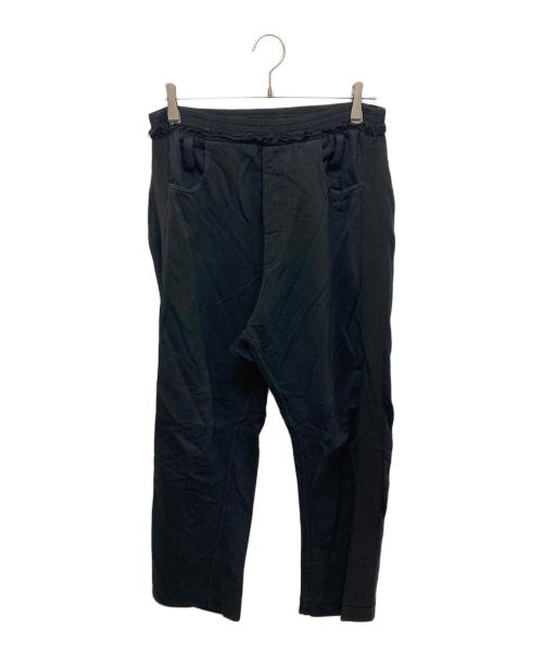 HAIDER ACKERMANN（ハイダーアッカーマン）HAIDER ACKERMANN (ハイダーアッカーマン) サイドラインクレイジーパターンスウェットパンツ ブラック サイズ:SIZE Sの古着・服飾アイテム