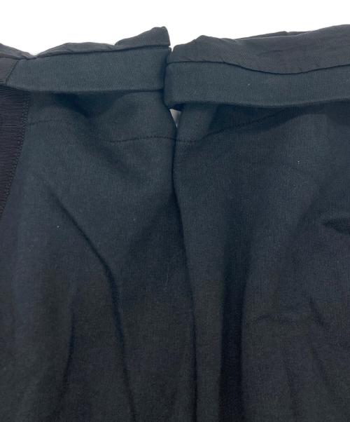 HAIDER ACKERMANN（ハイダーアッカーマン）HAIDER ACKERMANN (ハイダーアッカーマン) サイドラインクレイジーパターンスウェットパンツ ブラック サイズ:SIZE Sの古着・服飾アイテム