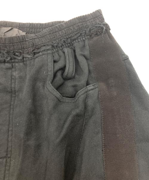 HAIDER ACKERMANN（ハイダーアッカーマン）HAIDER ACKERMANN (ハイダーアッカーマン) サイドラインクレイジーパターンスウェットパンツ ブラック サイズ:SIZE Sの古着・服飾アイテム