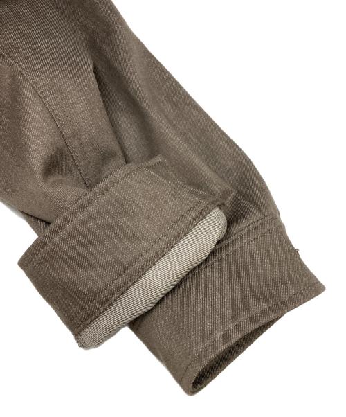 BOSS（ボス）BOSS (ボス) リラックスフィット オーバーシャツ バージンウール ブラウン サイズ:SIZE 48の古着・服飾アイテム