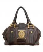 GUCCIグッチ）の古着「ヒステリアクレストレザートートバッグ」｜ブラウン