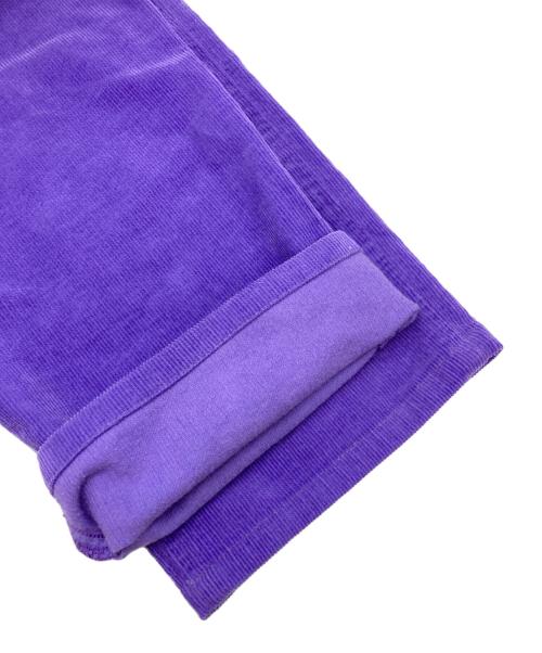 BOTTEGA VENETA（ボッテガベネタ）BOTTEGA VENETA (ボッテガベネタ) コーデュロイパンツ パープル サイズ:SIZE　48の古着・服飾アイテム