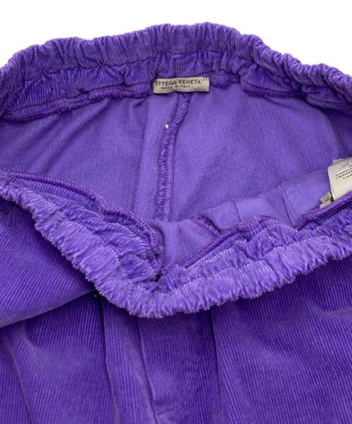 BOTTEGA VENETA（ボッテガベネタ）BOTTEGA VENETA (ボッテガベネタ) コーデュロイパンツ パープル サイズ:SIZE　48の古着・服飾アイテム