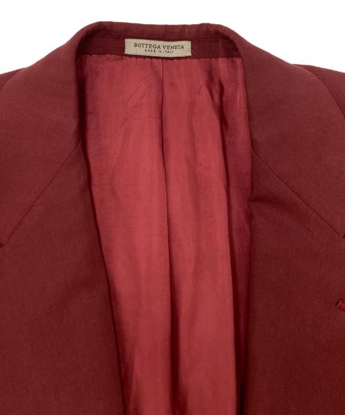 BOTTEGA VENETA（ボッテガベネタ）BOTTEGA VENETA (ボッテガベネタ) テーラードジャケット ボルドー サイズ:SIZE 44の古着・服飾アイテム