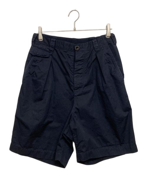 sacai（サカイ）sacai (サカイ) PLEATED SHORTS/ハーフパンツ ネイビー サイズ:SIZE1の古着・服飾アイテム