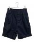 sacai（サカイ）の古着「PLEATED SHORTS/ハーフパンツ」｜ネイビー