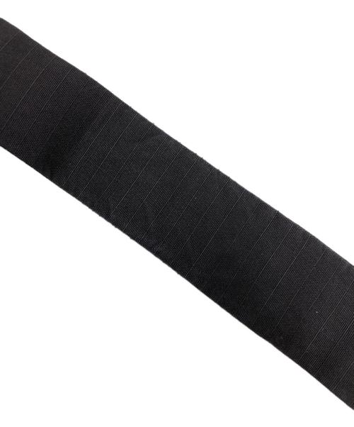 MIU MIU（ミュウミュウ）MIU MIU (ミュウミュウ) ベルト付きリップストップパンツ ブラック サイズ:SIZE 48の古着・服飾アイテム